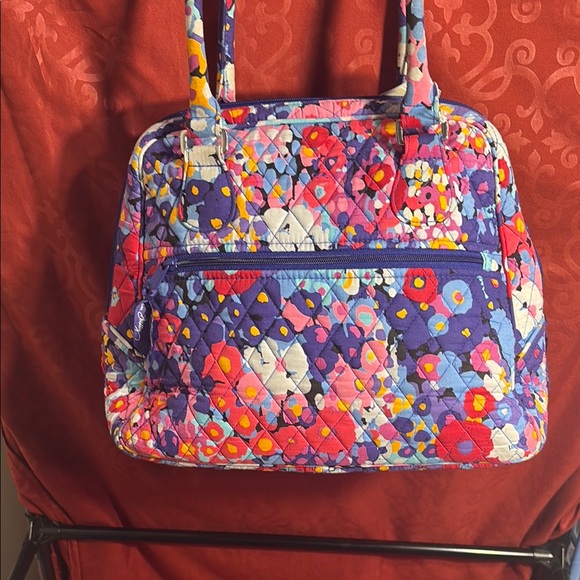 Vera Bradley Colorful Floral Bowler Bag EUC - Picture 5 of 12